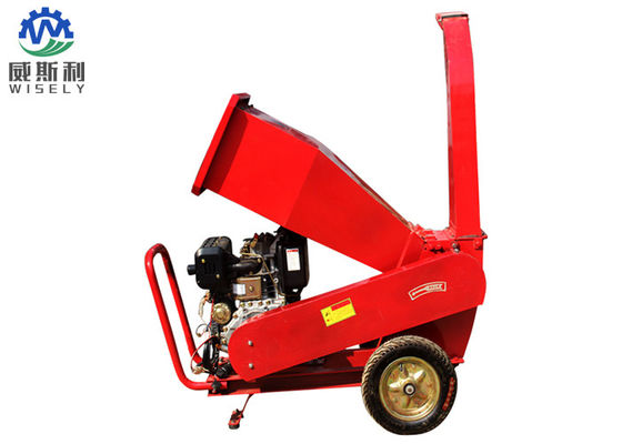 China Hitch 3 Point Wood Chipper Machine With 15hp Diesel Engine Electric Start supplier