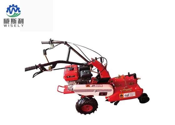 China Agricultural Walk Behind Mini Garden Tiller Machine In Red Color , ISO Passed supplier
