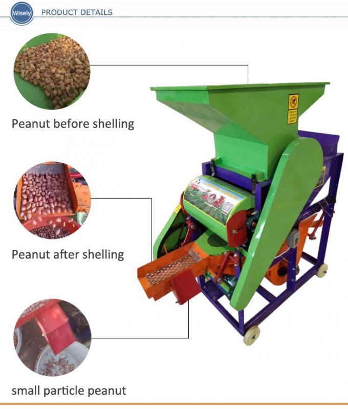 Durable Groundnut Crushing Machine  / Groundnut Breaking Machine With Electric Motor