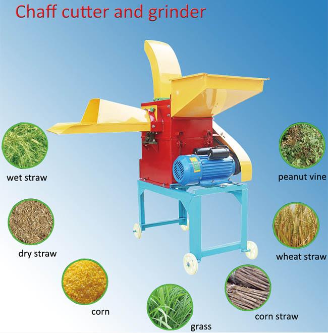 Hay Chaff Cutter Agriculture Farm Machinery With Rubbing Function 3000r / Min