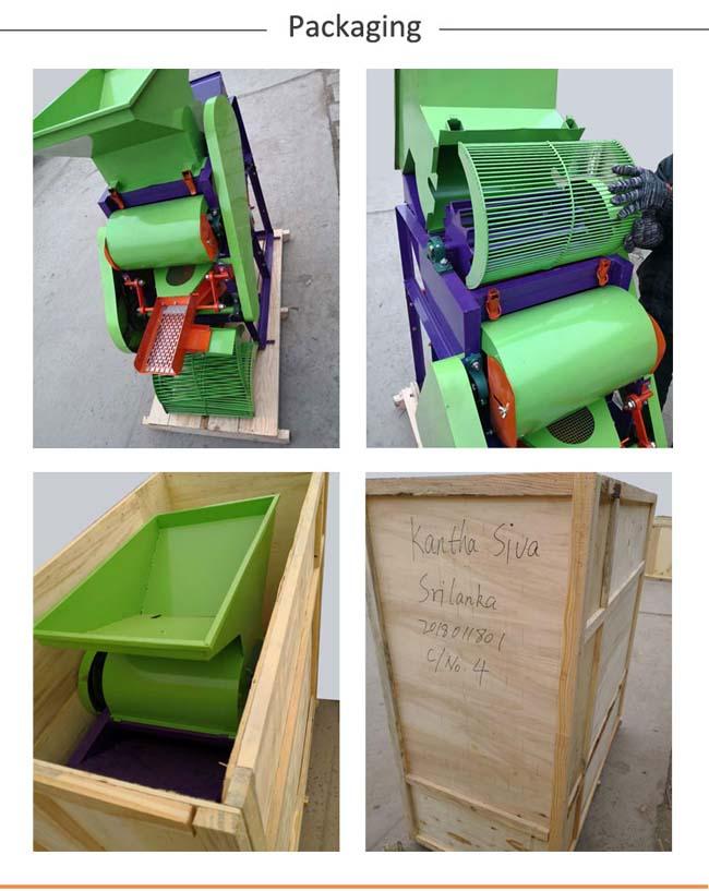 Electric Motor Driven Agriculture Farm Machinery Groundnut Sheller Low Broken Rate
