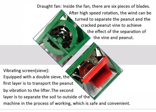 Dry And Wet Peanut Picking Machine / Peanut Cleaning Machine High Efficient