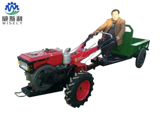 China Multifunctional Walk Behind Garden Tractor With Mini Trailer Compact Structure supplier