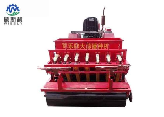China Red Automatic Garlic Planter , Garlic Planting Equipment 7 Or 5 Rows supplier