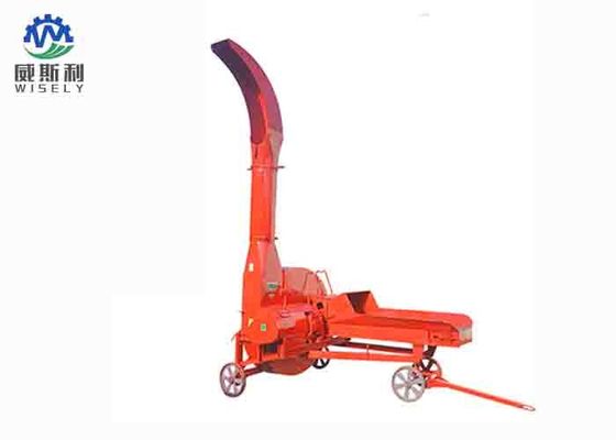 China Red Agriculture Chaff Cutter Machine For Dairy Grass Cutting 9-18t/H Capacity supplier