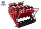 Red Automatic Garlic Planter , Garlic Planting Equipment 7 Or 5 Rows supplier