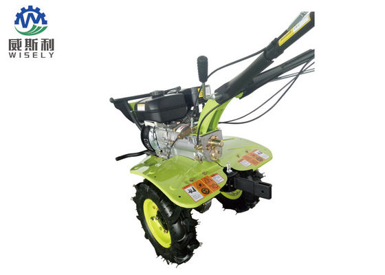 Pull Behind Gasoline Mini Tiller For Vegetable Farm / Hilly Land Gear Driving Model supplier